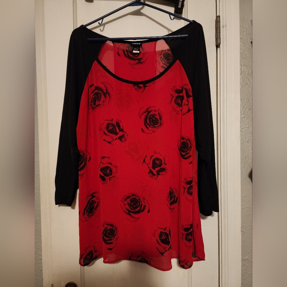 Torrid sheer tunic